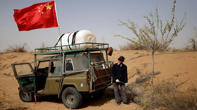China farmers push back the desert - one tree at a time