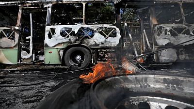 Muerte de narcotraficante desata vandalismo en ciudad amazónica de Manaos Muerte de narcotraficante desata vandalismo en ciudad amazónica de Manaos