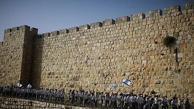 Israeli police bar right-wing march through Jerusalem's Old City Israeli police bar right-wing march through Jerusalem's Old City