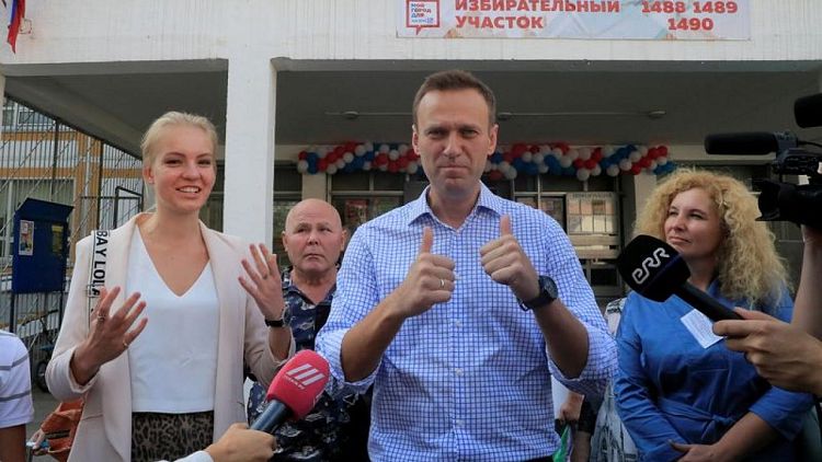 Navalny's daughter says Kremlin can't silence its critics
