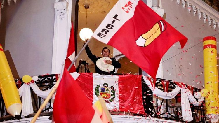 Peru leftist Castillo inches nearer win in sharply divided election