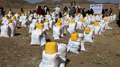 المساعدات الغذائية إلى اليمن في تزايد مع استمرار أزمة التمويل المساعدات الغذائية إلى اليمن في تزايد مع استمرار أزمة التمويل