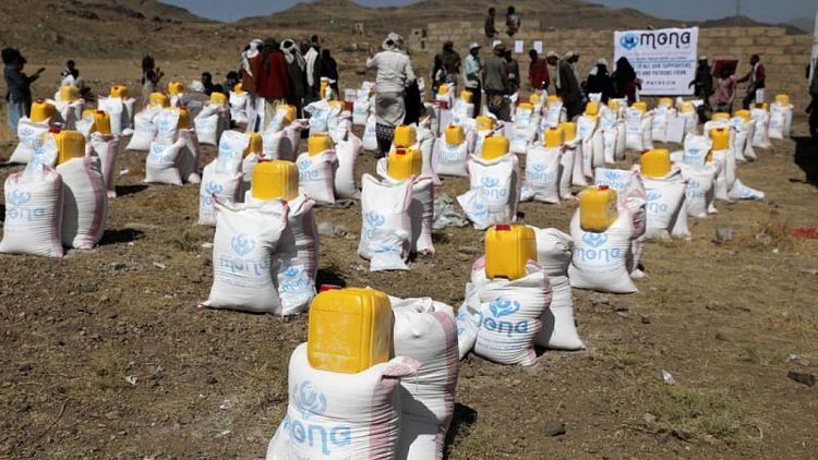 المساعدات الغذائية إلى اليمن في تزايد مع استمرار أزمة التمويل