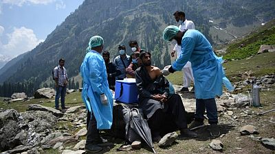 India's daily COVID-19 infections at more than two-month low India's daily COVID-19 infections at more than two-month low
