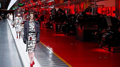 Ferrari's fashions reveal high-performance fabrics with 'couture touch' Ferrari's fashions reveal high-performance fabrics with 'couture touch'