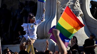 Hungarians protest against PM Orban's LGBTQ rights crackdown Hungarians protest against PM Orban's LGBTQ rights crackdown