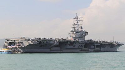 U.S. Navy says carrier group operating in S.China Sea U.S. Navy says carrier group operating in S.China Sea