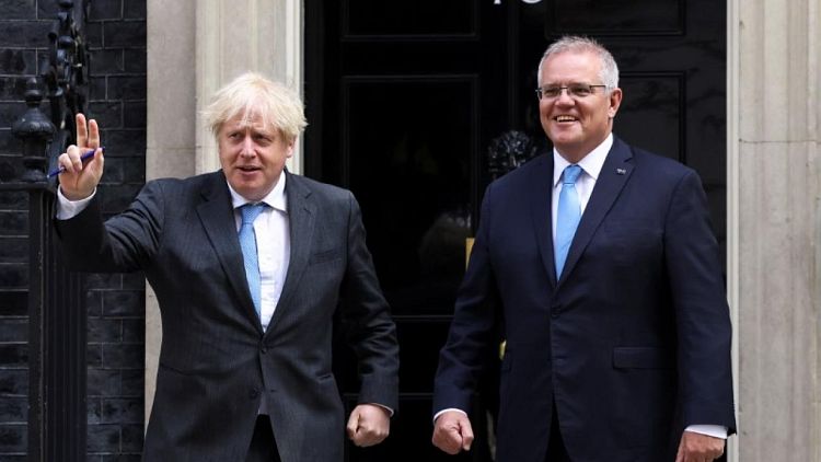 Britain and Australia agree free trade deal