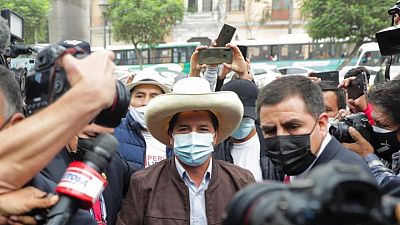 Peru's Castillo leads election with 50.1% of votes after all ballots tallied Peru's Castillo leads election with 50.1% of votes after all ballots tallied