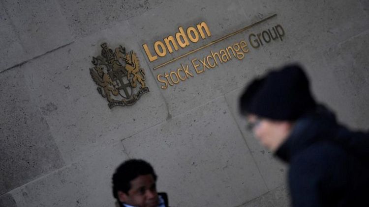 London shares gain on strong corporate earnings; virus fears loom