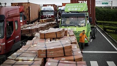 Exportaciones de cobre de China tocan máximo de 14 meses en mayo, operadores aprovechan alza en LME Exportaciones de cobre de China tocan máximo de 14 meses en mayo, operadores aprovechan alza en LME