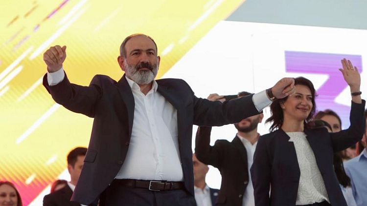 Election in Armenia, meant to end political crisis, is too close to call