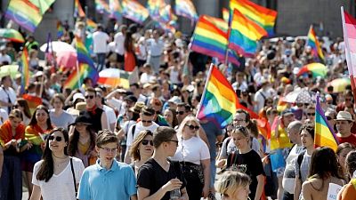 Thousands march for LGBT equality in Polish capital Thousands march for LGBT equality in Polish capital
