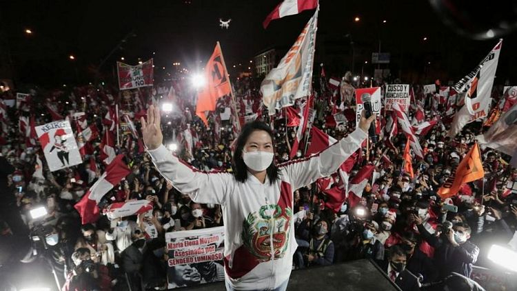 Both sides in Peru's contested election double down in weekend rallies