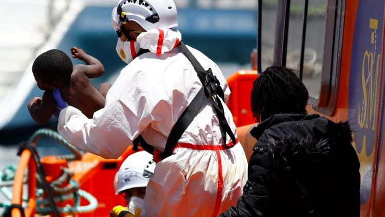 Dozens of migrants rescued off Spain's Gran Canaria