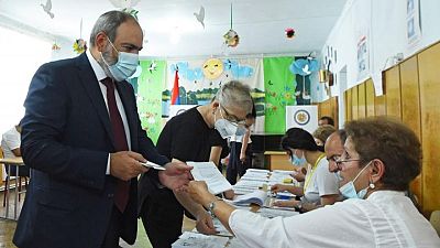 Armenia's acting PM's party leads parliamentary vote, RIA cites electoral commission Armenia's acting PM's party leads parliamentary vote, RIA cites electoral commission