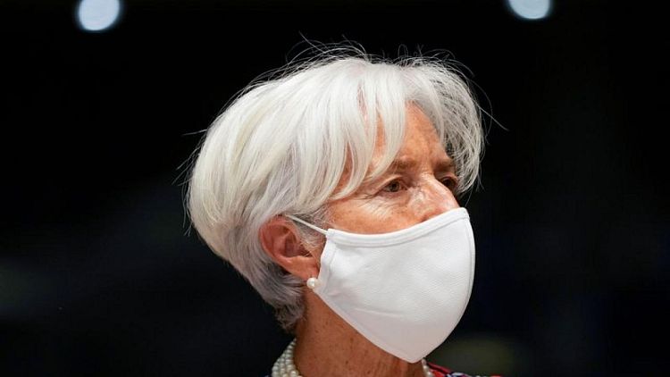 Euro zone recovery still fragile, ECB's Lagarde says