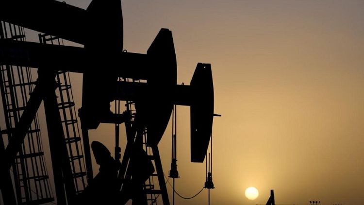 Oil falls but sentiment stays strong on demand recovery hopes
