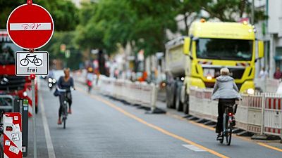 Berlin expands bike lanes as COVID cycling boom continues Berlin expands bike lanes as COVID cycling boom continues