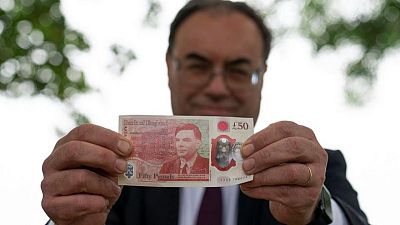 New British 50 pound note with WW2 codebreaker Turing enters circulation New British 50 pound note with WW2 codebreaker Turing enters circulation