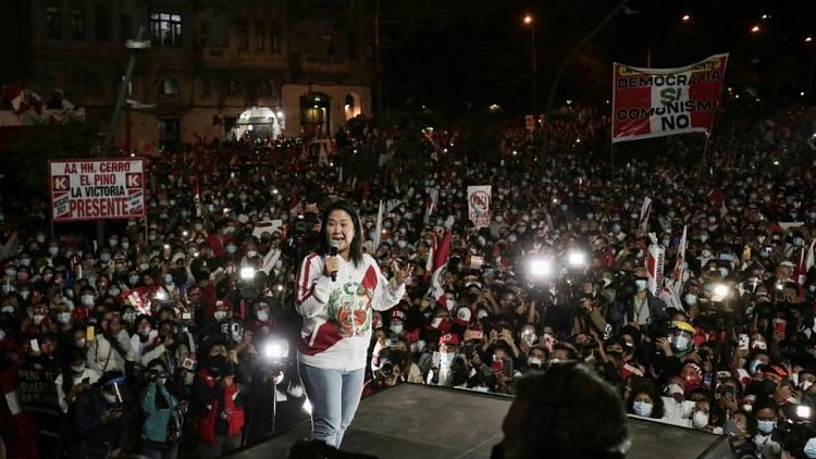 Washington calls Peru election 'fair' despite Fujimori claims of voter fraud