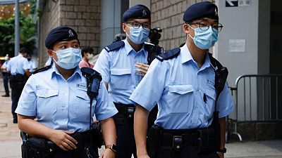 Trial of first person charged under Hong Kong's national security law begins Trial of first person charged under Hong Kong's national security law begins