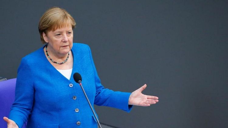 Merkel says pandemic is not over, Germany still on thin ice
