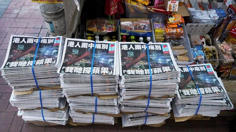 Senators call on Biden to impose sanctions over Hong Kong paper closure