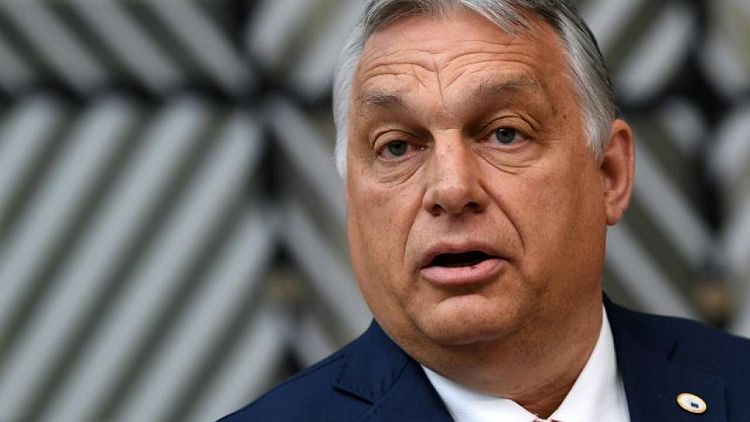 Hungarian PM says he is gay rights fighter, defends new law