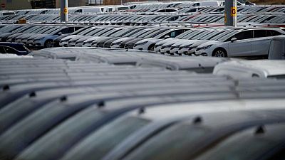 UK car output halved as chips shortage bites UK car output halved as chips shortage bites