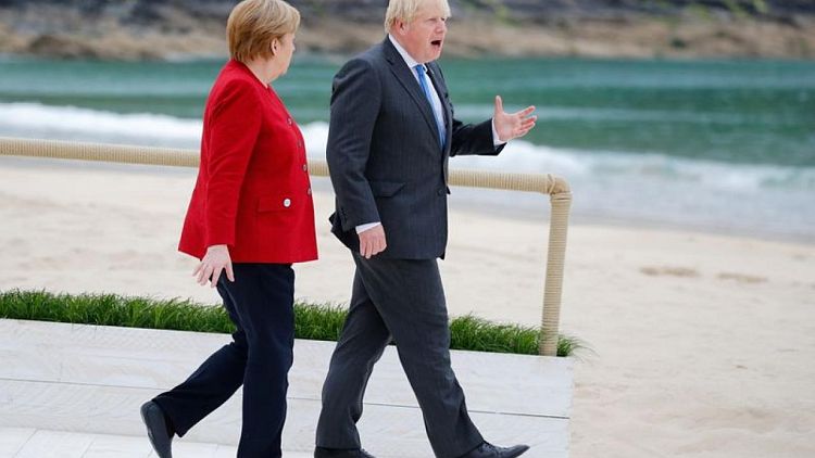 UK PM Johnson will host Germany's Merkel on July 2