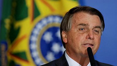 Brazil's Bolsonaro says he may not accept 2022 election under current voting system Brazil's Bolsonaro says he may not accept 2022 election under current voting system