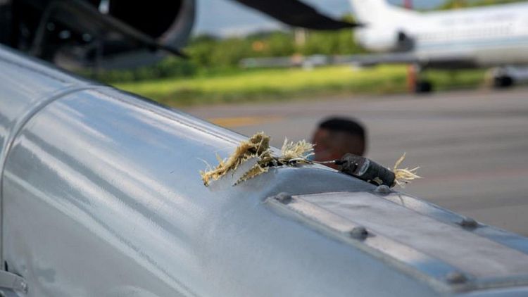 تعرض طائرة هليكوبتر تقل رئيس كولومبيا لهجوم بالرصاص