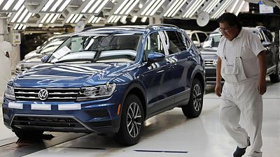 Volkswagen's Mexico unit says it will resume production that was hit by chip shortage Volkswagen's Mexico unit says it will resume production that was hit by chip shortage