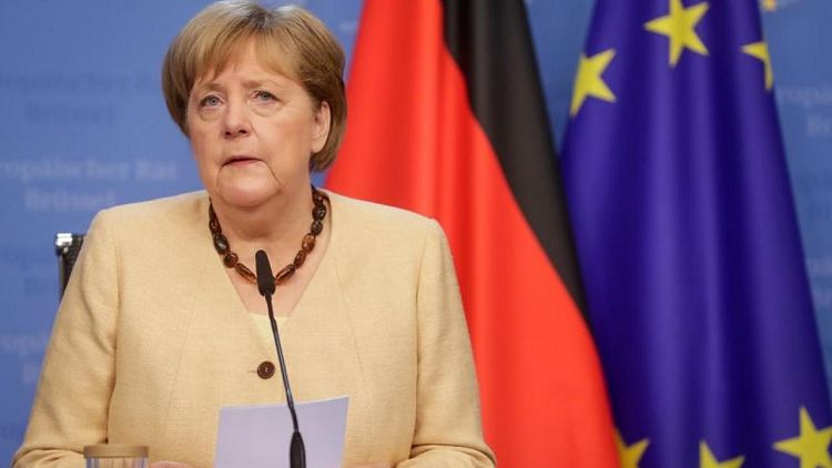 Merkel keeps up case for EU talks with Russia despite objections