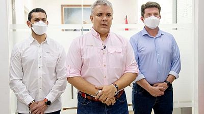 Biden voices support for Colombia's Duque after attack on helicopter Biden voices support for Colombia's Duque after attack on helicopter