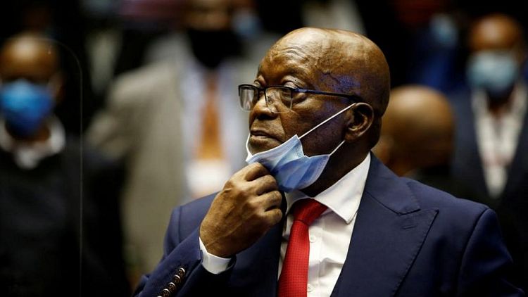 South Africa's Zuma hands himself over to police to begin sentence