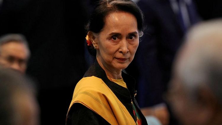 Myanmar's Suu Kyi 'gravely concerned' about coronavirus, lawyer says