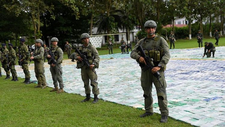 Fuerzas Militares de Colombia confiscan seis toneladas de cocaína a guerrilla del ELN