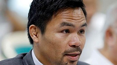 Philippines' Duterte lands insulting blow on boxer Pacquiao Philippines' Duterte lands insulting blow on boxer Pacquiao