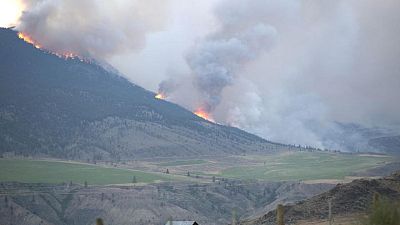 Forest fire guts small western Canada town after days of record-breaking heat Forest fire guts small western Canada town after days of record-breaking heat