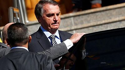 Brazil's Bolsonaro says he won't hand over presidency if there is vote fraud Brazil's Bolsonaro says he won't hand over presidency if there is vote fraud