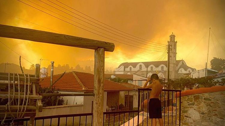 EU deploys assistance for Cyprus as huge forest fire rages