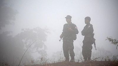 Myanmar forces kill 25 in raid on town, resident and media say Myanmar forces kill 25 in raid on town, resident and media say