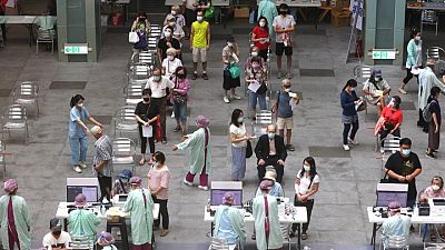 As COVID-19 cases abate, Taiwan eyes easing restrictions As COVID-19 cases abate, Taiwan eyes easing restrictions
