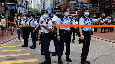 Hong Kong police arrest nine suspected of terrorist activities Hong Kong police arrest nine suspected of terrorist activities