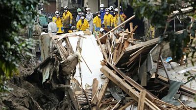 Rescuers search for 27 missing after Japan landslides Rescuers search for 27 missing after Japan landslides