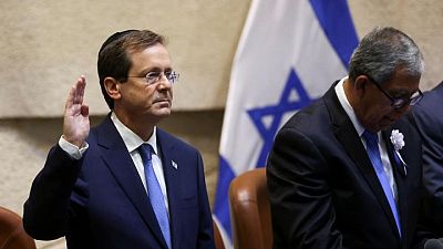 Former Labour chief Herzog sworn in as Israel's president Former Labour chief Herzog sworn in as Israel's president