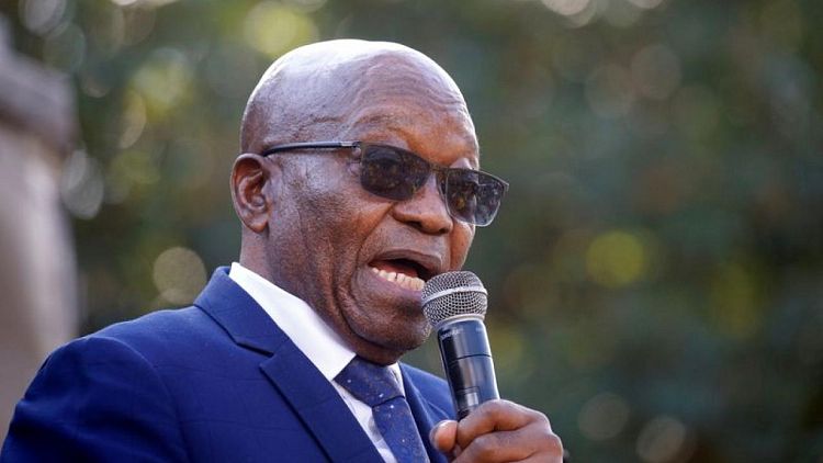 Lawyers of S.Africa's Zuma asks top court to halt arrest, hours before deadline