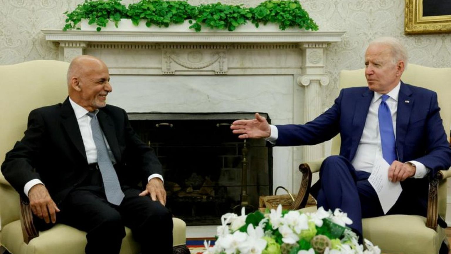 Biden assures Afghan President Ghani of continued U.S. support -White House